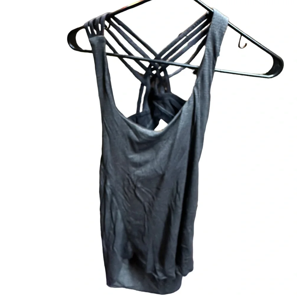 Lululemon | Wild Tank In Heathered Slate / Dream Rose Deep Coal Black